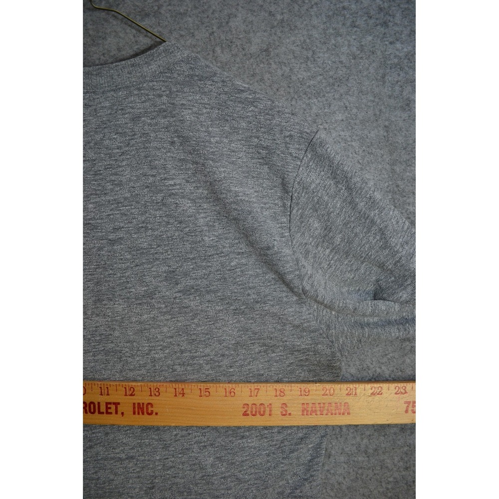 Marine Layer Shirt Mens Medium Gray Long Sleeve Henley Cotton Blend Made USA - Picture 14 of 16